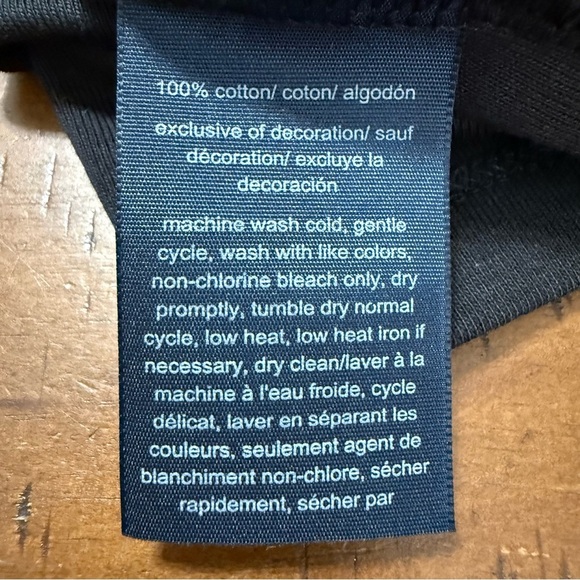 Tommy Hilfiger Black Fitted Cut Out Short Sleeve Tee size L - Picture 8 of 9